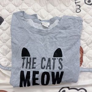 Kate spade MEOW L size hoodie used